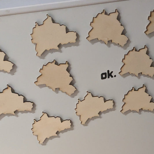 Berlin Magnet aus Holz – dieBRETTmacher Edition